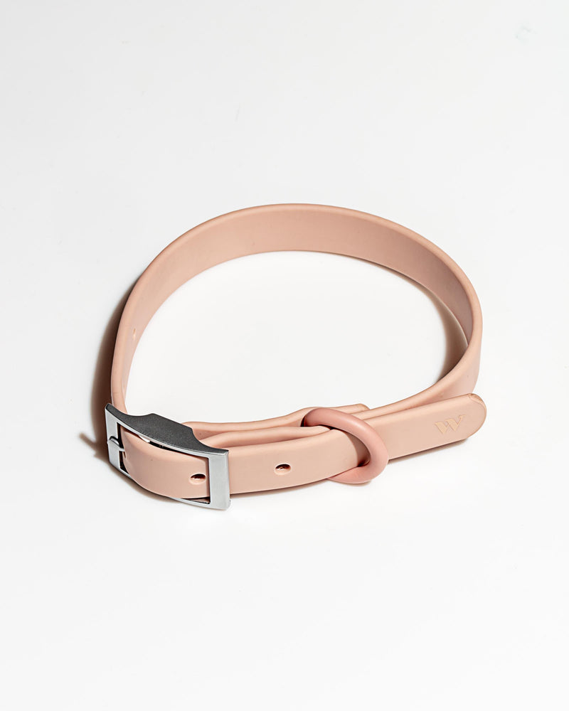 WILD ONE SMALL COLLAR (NECK : 8-12", STRAP WIDTH : 3/4") - BLUSH