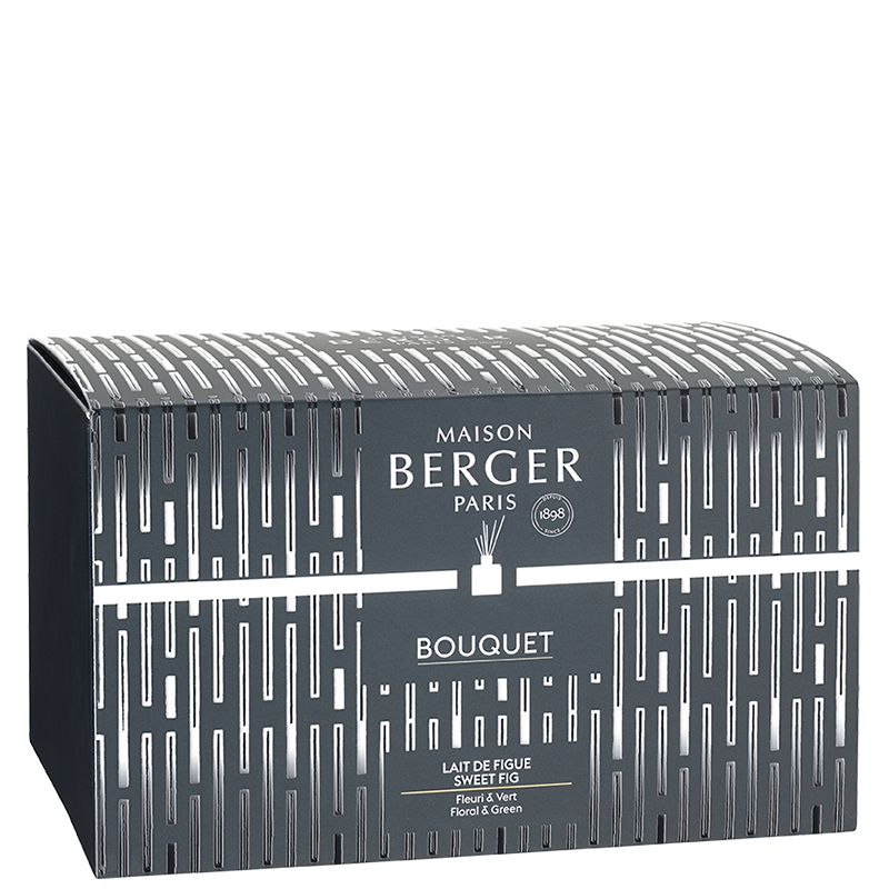 Maison Berger - Amphora Black Reed Diffuseur + 200ml (6.7oz) Sweet Fig