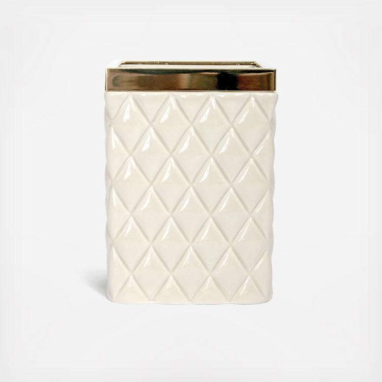 Elle Quilted Ceramic Tumbler