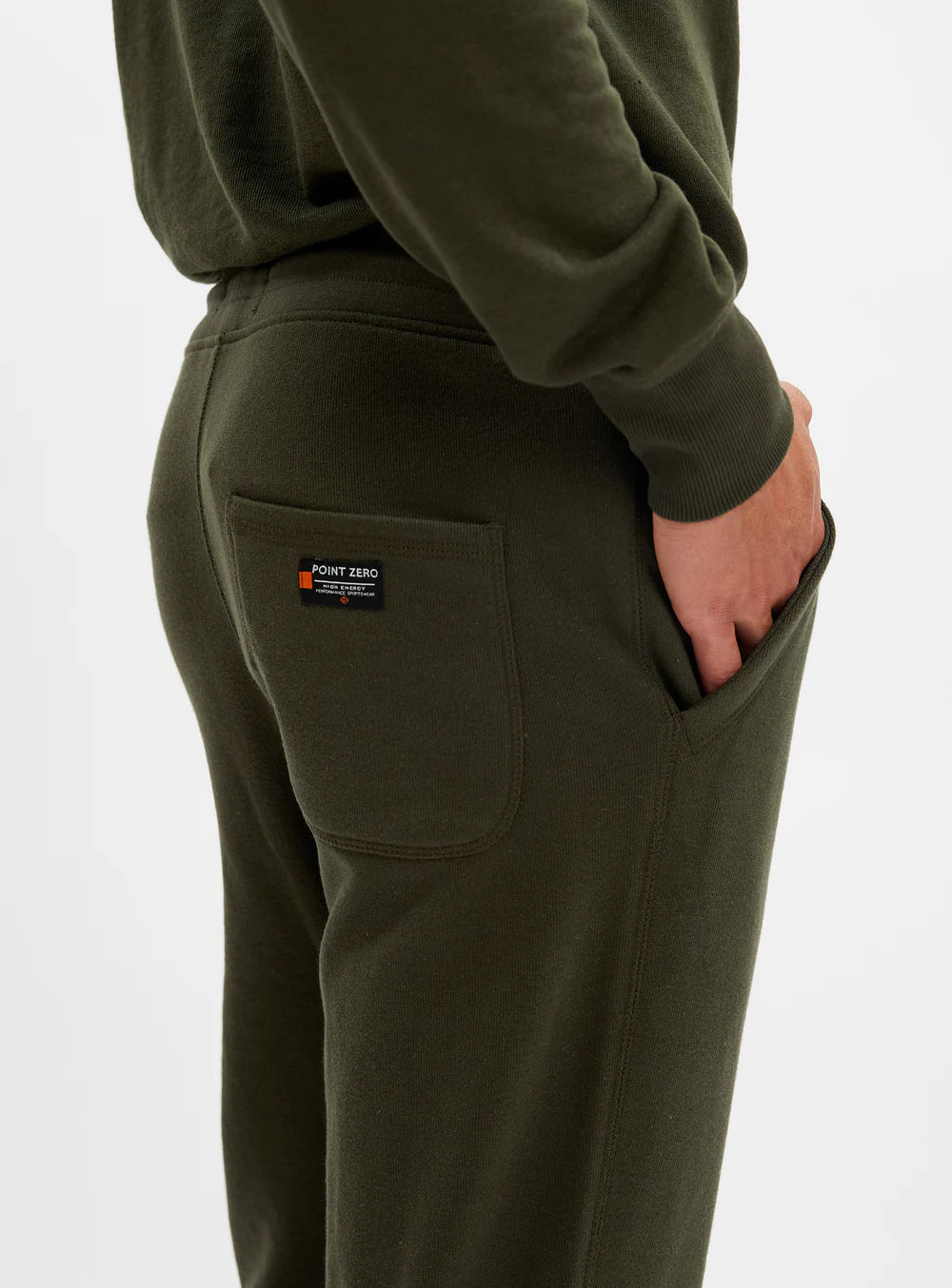 Point Zero Felix Unisex French Terry Jogger Military