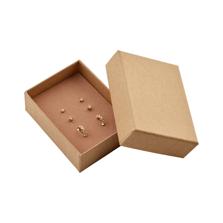 PILGRIM MARIE CRYSTAL 3-IN-1 EARRING GIFT SET