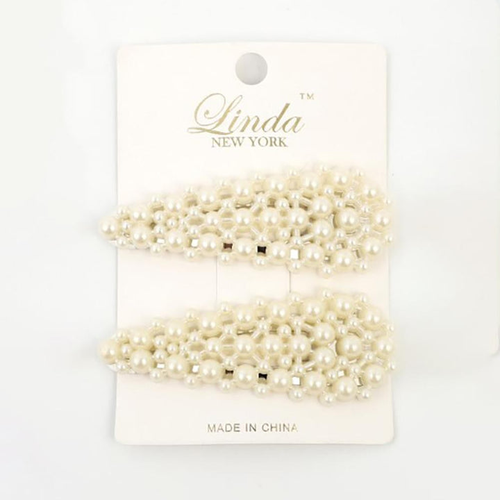 Pearlesque Barrette Set