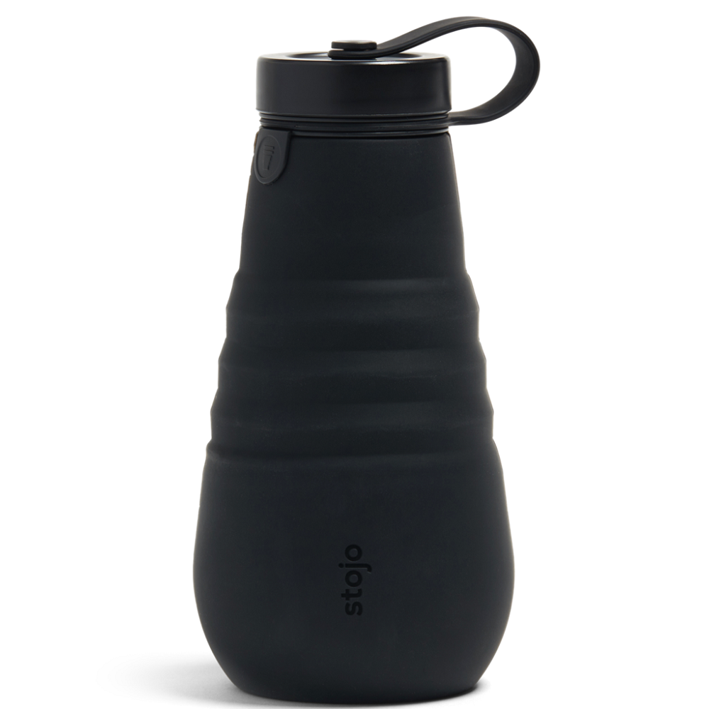 Bouteille d'eau pliable Stojo Biggie - 20oz - Noir