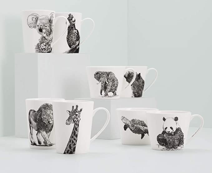 Maxwell & Williams Marini Ferlazzo Asiatic Black Bear Mug