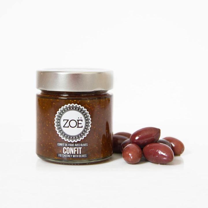 ZOE Chutney de figues confites aux olives