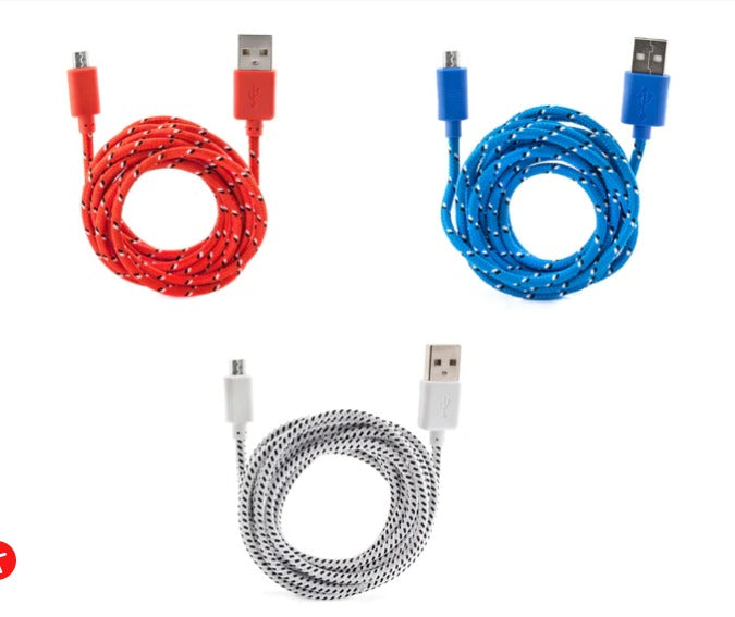 KIKKERLAND EXTRA LONG MICRO USB CHARGING CABLE