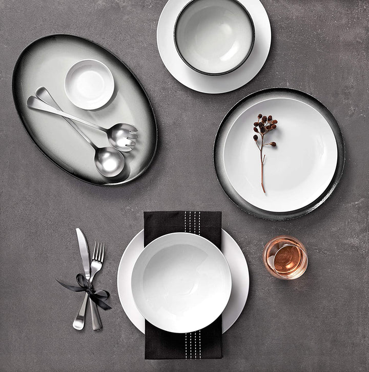 MAXWELL & WILLIAMS GRANITE CAVIAR - DINNERWARE SET