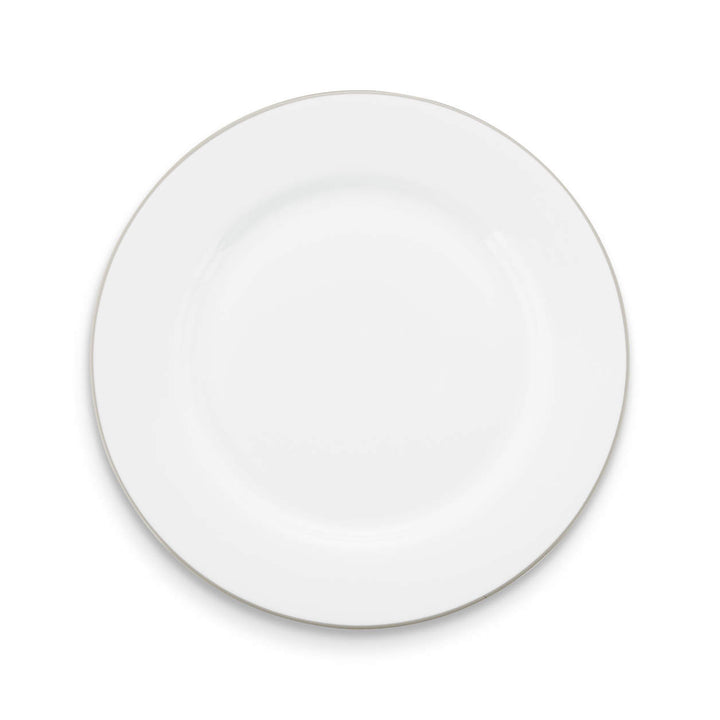 Silver Rim Dinner Plate 27.5 cm