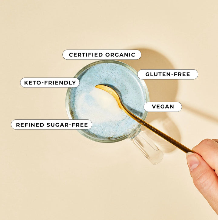 BLUME SUPERFOOD LATTE POWDER BLEND BLUE LAVENDER - 100g