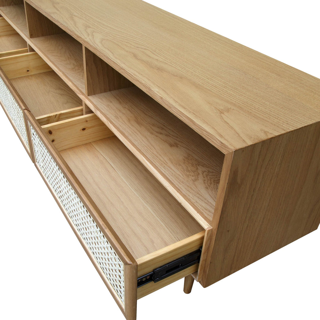 LH IMPORT LTD - MEUBLE TV EN CANNE - NATUREL