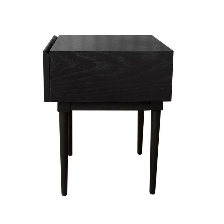 CANE SIDE TABLE – BLACK