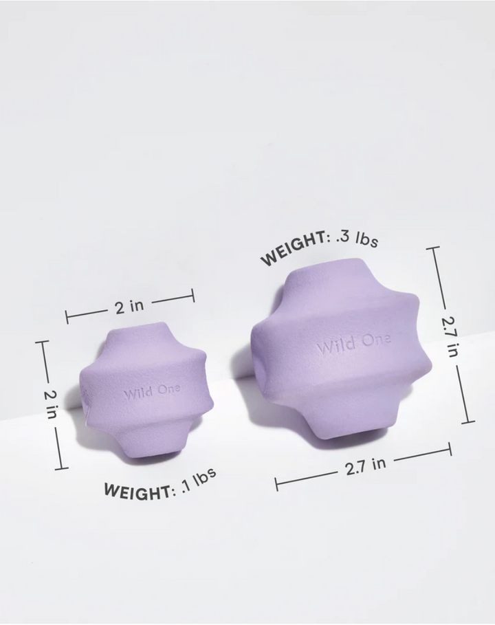 Wild One Small Twist Toss (1.7"(W) X 1.7"(D) X 1.7" (H) 0.1lbs)- Lilas