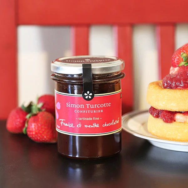 Simon Turcotte Strawberry Chocolate Mint Jam 212 ml
