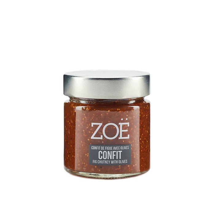 ZOE Chutney de figues confites aux olives