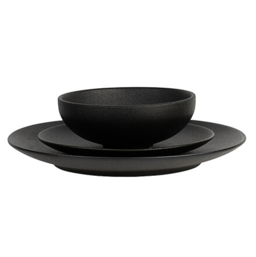 Maxwell & Williams Caviar Dinner Set 12pc Black