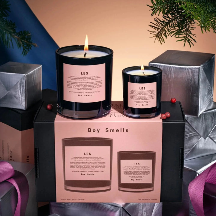 BOY SMELLS HOME AND AWAY LES CANDLE SET