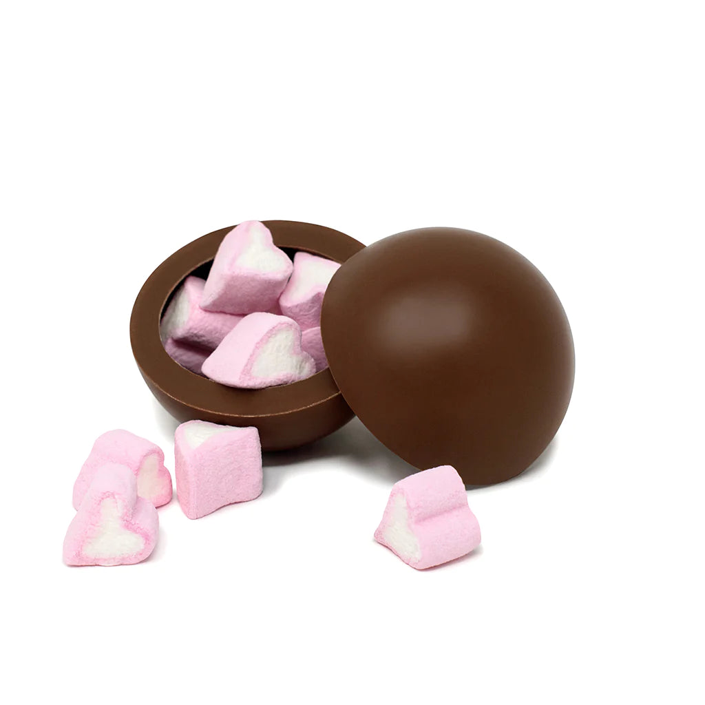 COCOBA HOT CHOCOLATE BOMBE WITH HEART MARSHMALLOWS 50G
