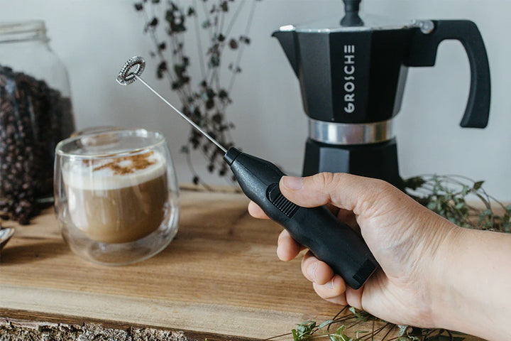 GROSCHE Grosche EZ Latte Mousseur de lait à piles - Noir