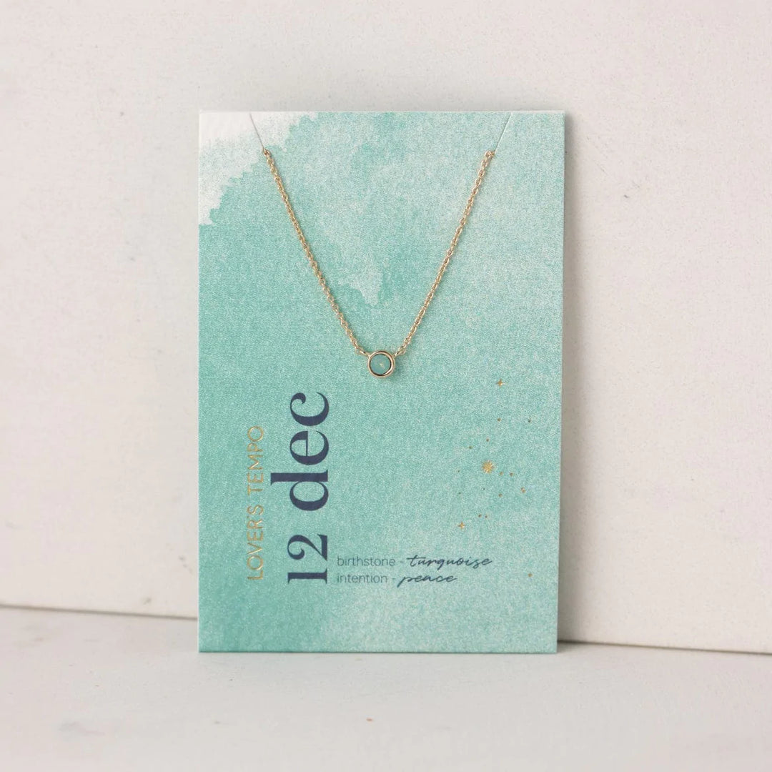 Kaleidoscope Birthstone Necklace Gold