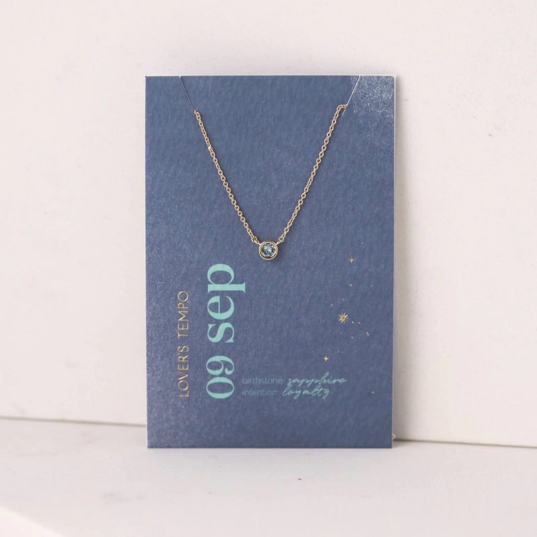 Kaleidoscope Birthstone Necklace Gold