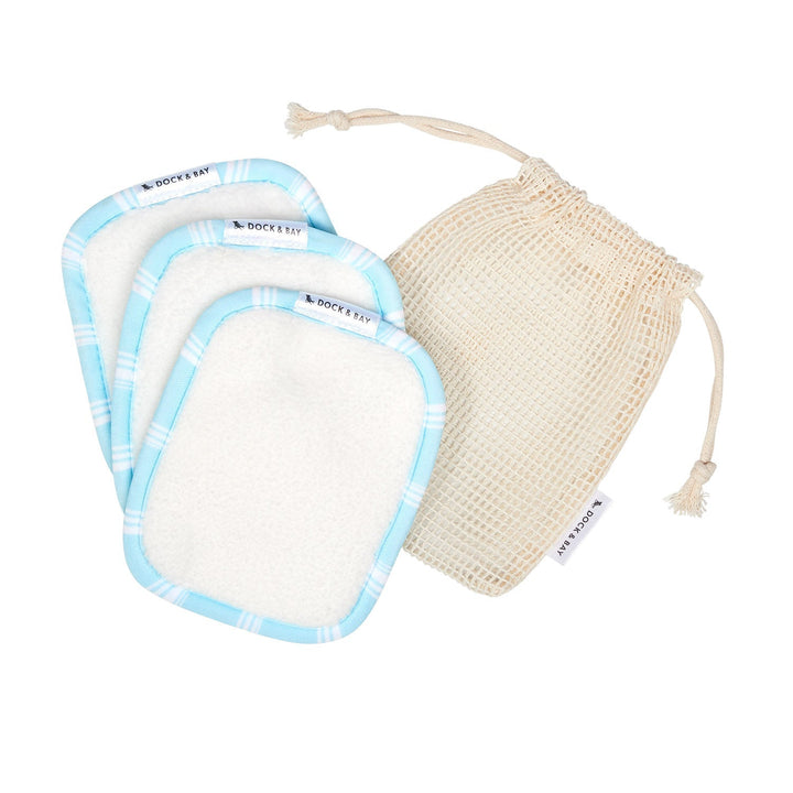 DOCK & BAY REUSABLE MAKEUP REMOVERS - CHAMOMILE BLUE