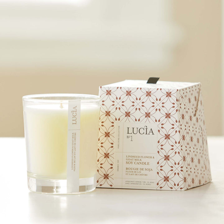 N°1 LINSEED FLOWER & GOAT MILK SOY CANDLE