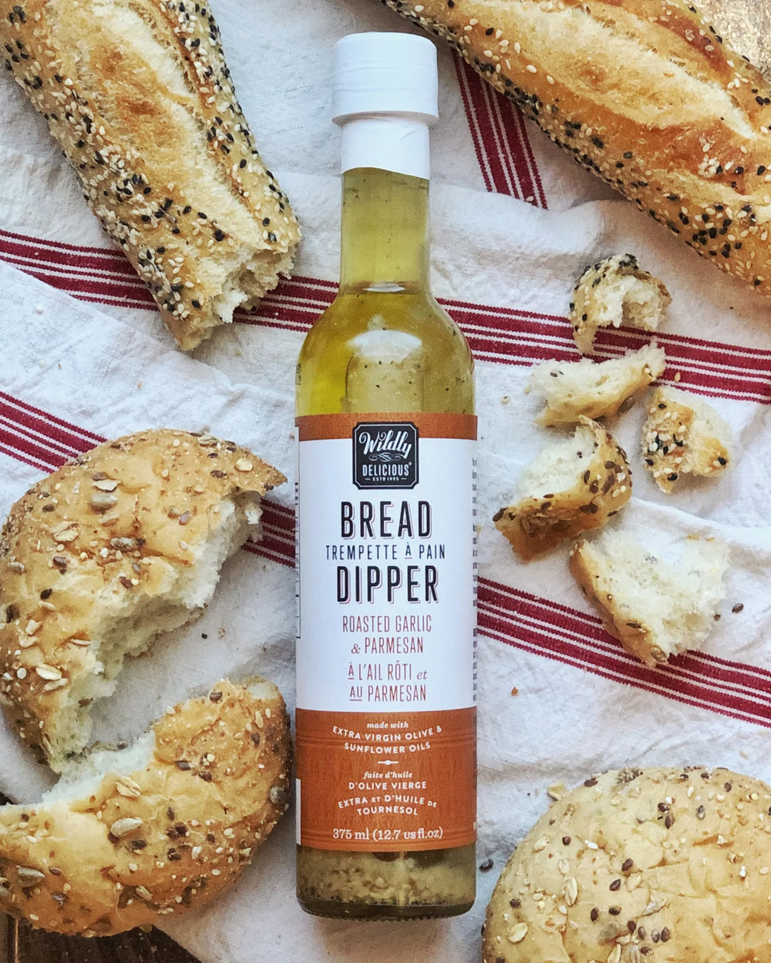 WILDLY DELICIOUS ROASTED GARLIC & PARMESAN BREAD DIPPER
