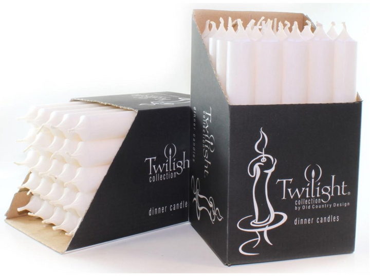 BOUGIES BLANCHES CRÉPUSCULAIRES 10'' (6)