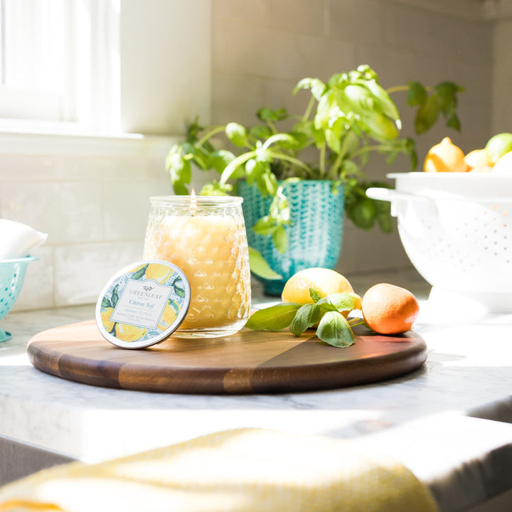 Bougie Signature GREENLEAF-Citron Sol