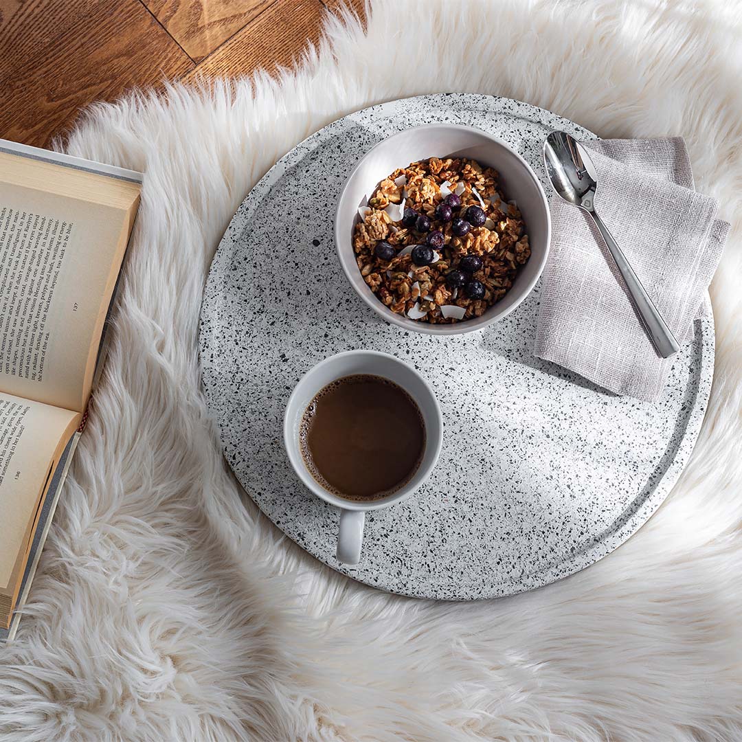 Style In Form Anthology Freckles Round Tray Large