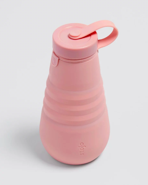 Stojo Collapsible Water Bottle – Pink