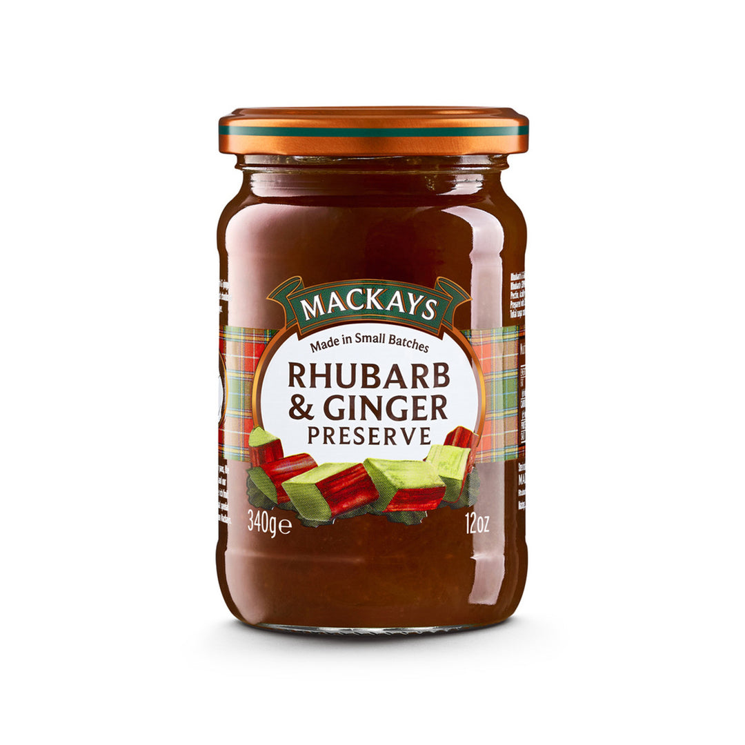 MACKAYS RHUBARB & GINGER PRESERVE 250ML