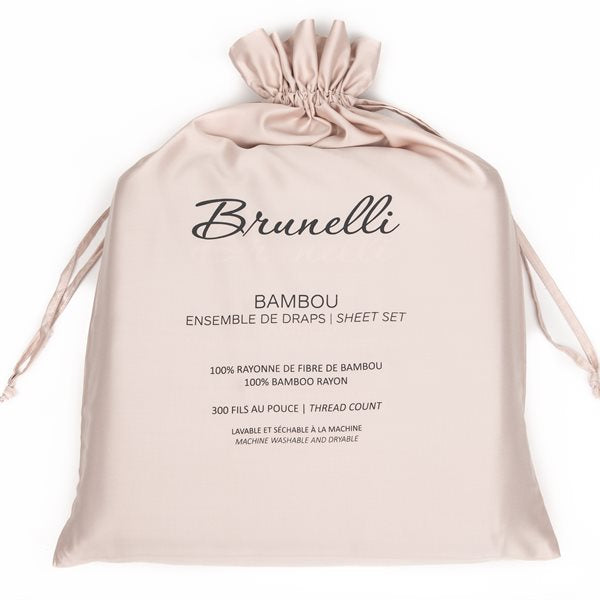 BAMBOU PINK BLUSH SHEET SET KING