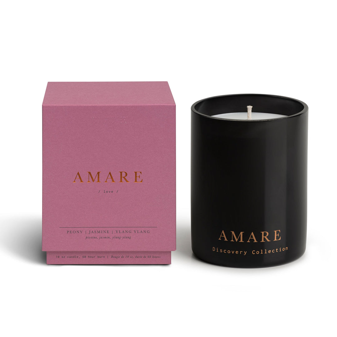 VANCOUVER CANDLE CO. Bougie à mèche unique de la collection Discovery - AMARE