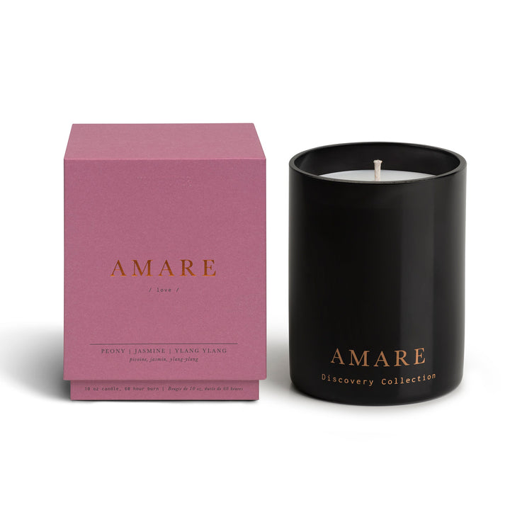 VANCOUVER CANDLE CO. Bougie à mèche unique de la collection Discovery - AMARE
