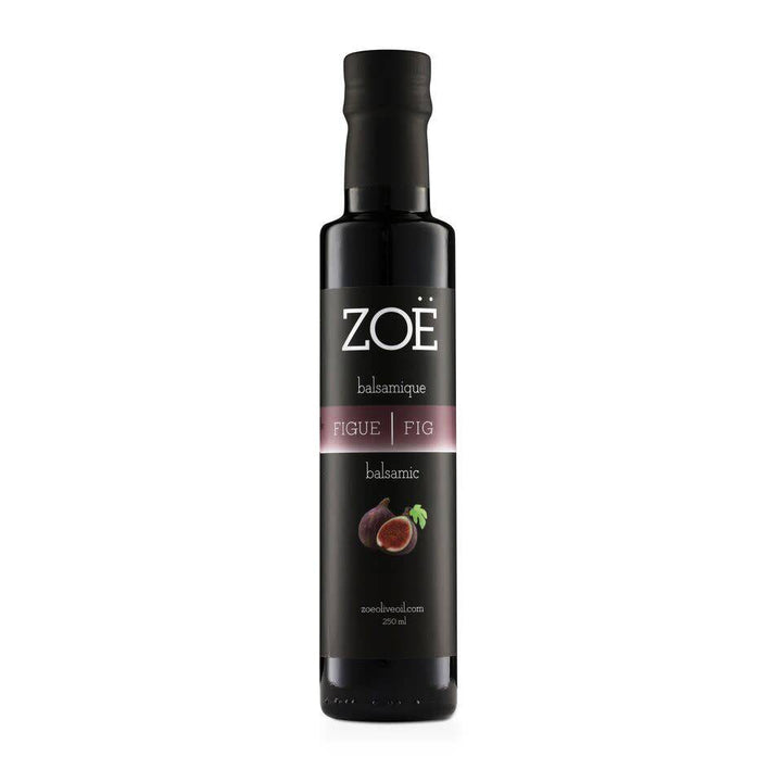 ZOE Vinaigre balsamique foncé infusé à la figue 250ml