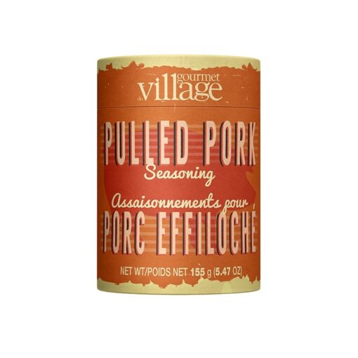 GOURMET DU VILLAGE BOÎTE D'ASSAISONNEMENT POUR PORC EFFILOCHÉ 155G