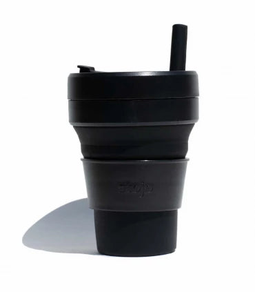 Stojo Collapsible Cup 16oz - Black