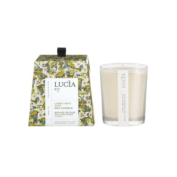 Lucia N°2 Laurel Leaf & Olive Soy Candle
