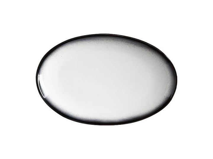 Maxwell & Williams AX0259 Plateau ovale en granit et céramique Caviar, 25 x 16 cm