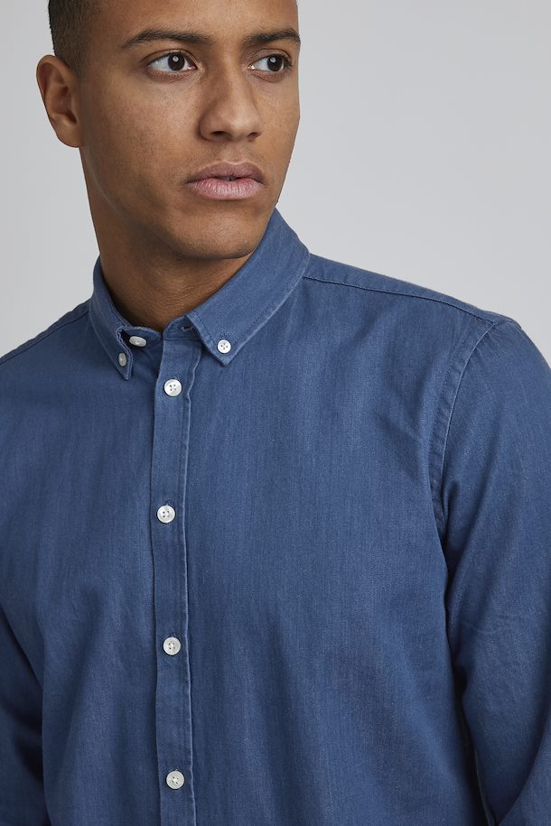 CASUAL FRIDAY LONG SLEEVED ANTON DENIM SHIRT