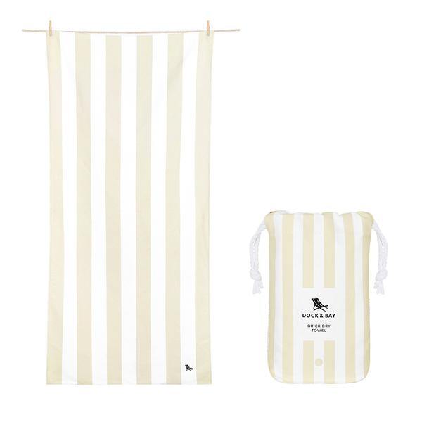 DOCK & BAY QUICK DRY TOWELS CABANA - BORA BORA BEIGE