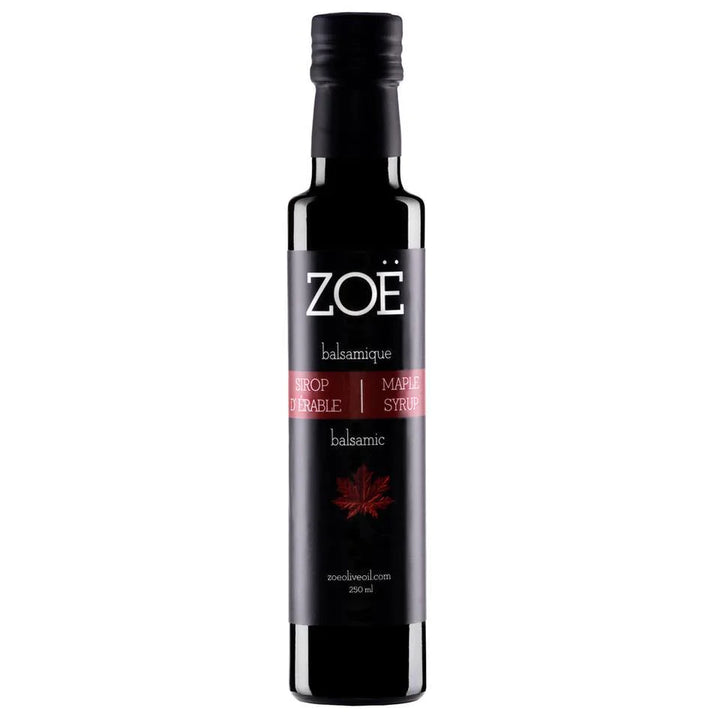 Vinaigre balsamique blanc infusé à l'érable de ZOE - 250ml
