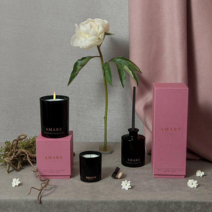 VANCOUVER CANDLE CO. Bougie à mèche unique de la collection Discovery - AMARE
