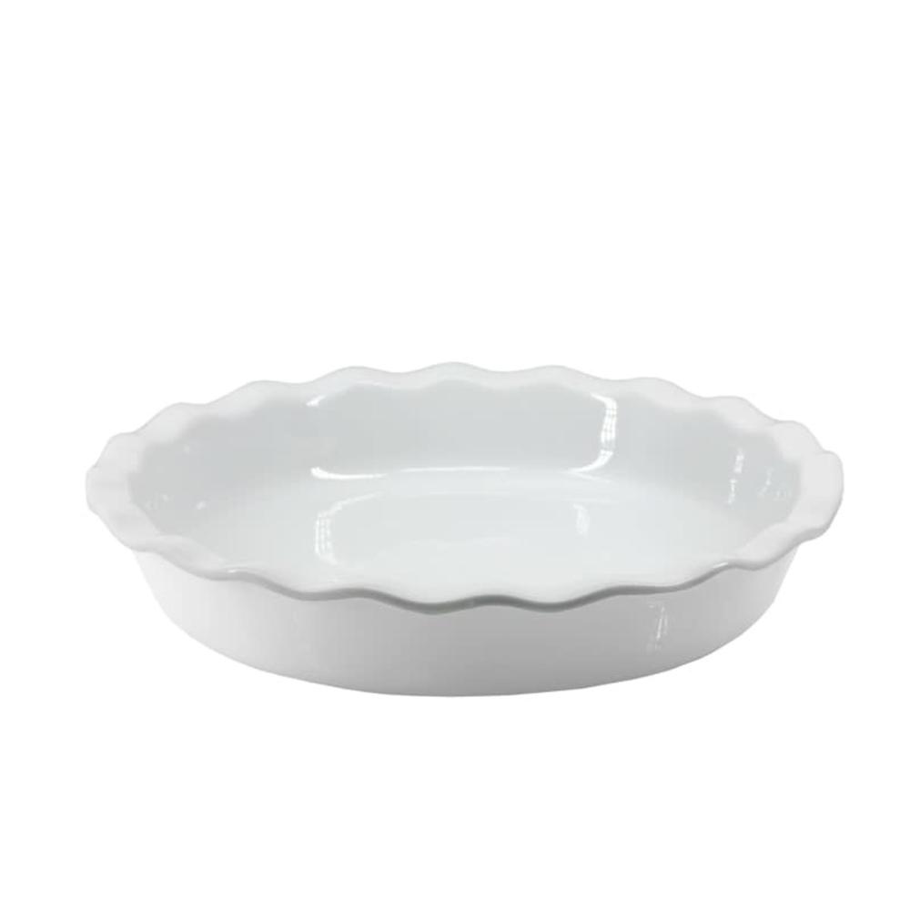 Bia Ruffled Porcelain Pie Dish
