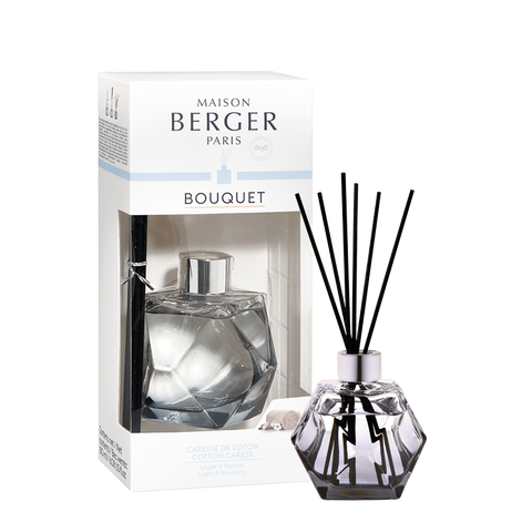 Maison Berger Geometry Black Diffuser Pre-filled with Cotton Caress 180 ml