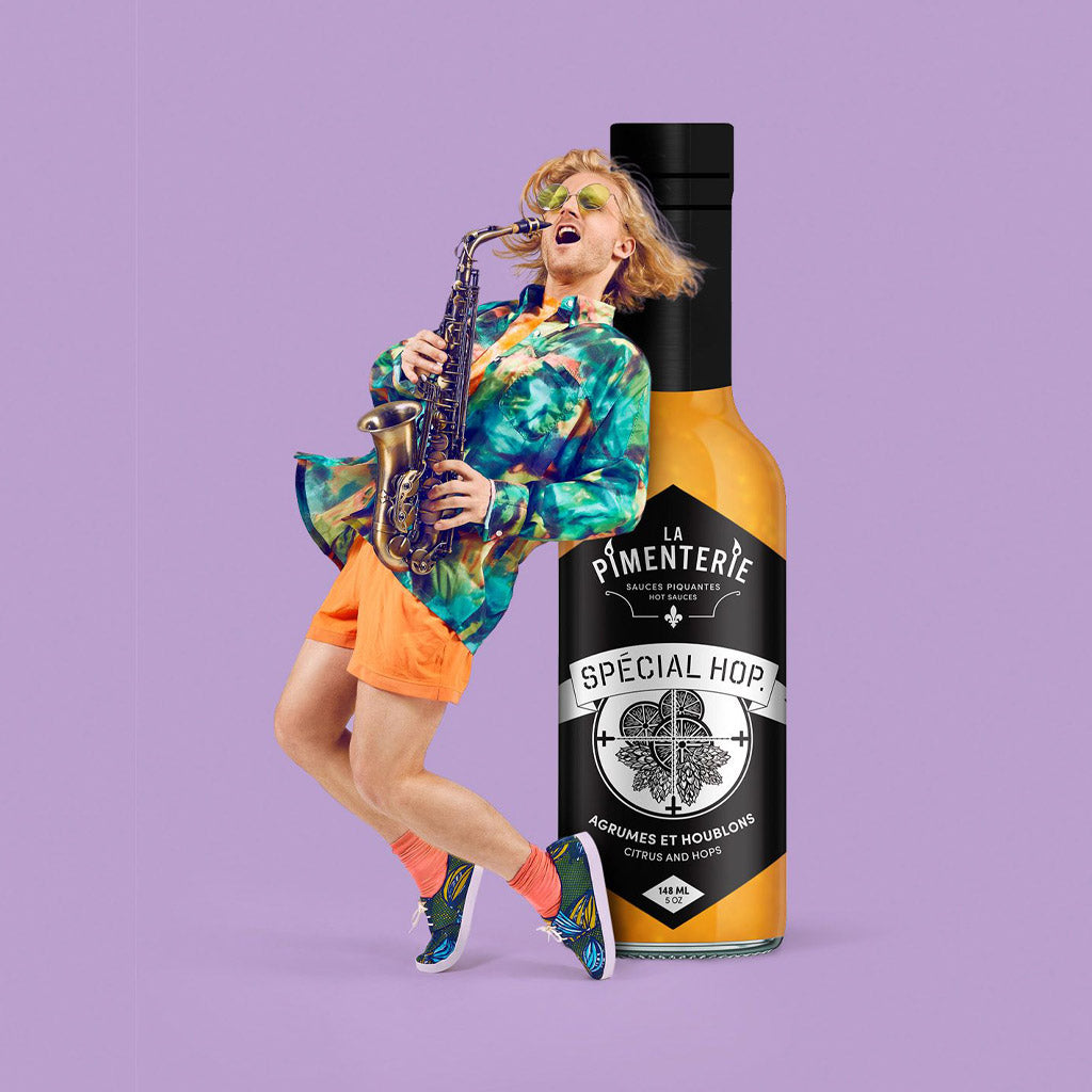 LA PIMENTERIE - SAUCE CHAUDE SPÉCIAL CITRUS & HOUBLON 148 ml
