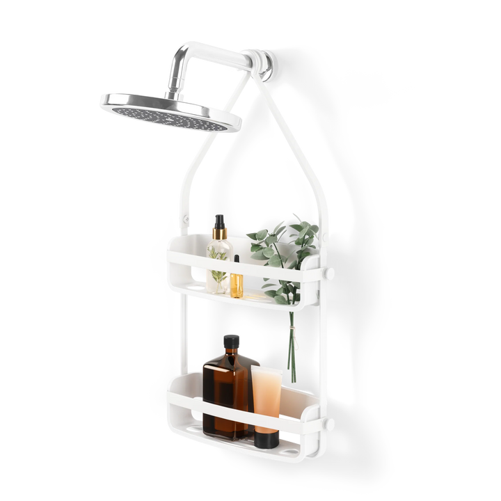 UMBRA FLEX SHOWER CADDY - WHITE
