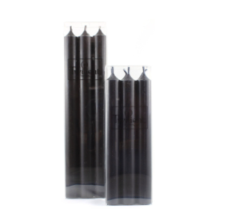 TWILIGHT 10'' BLACK CANDLES