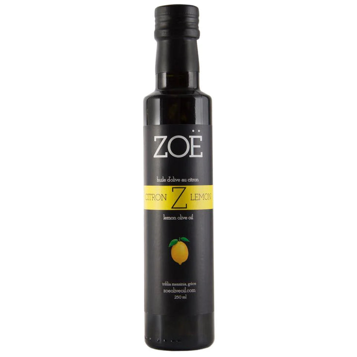 Huile d'olive infusée au citron de Zoe 250ml